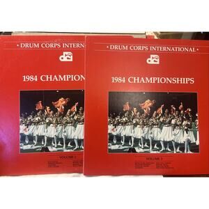 1984 DRUM CORPS INTERNATIONAL CHAMPIONSHIPS VOLS 2+3 ULTRASONIC CLEAN Vinyl EX!